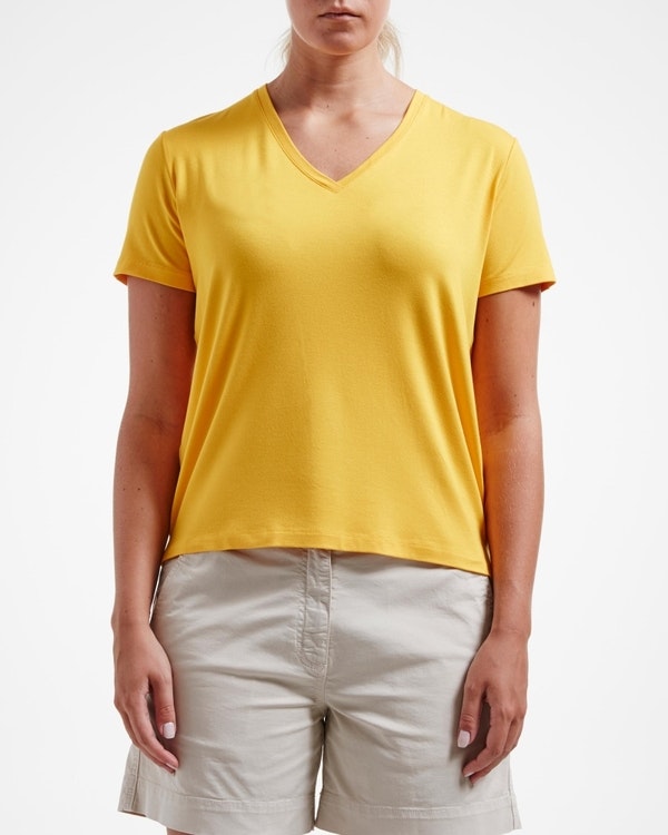 Holebrook Sanne V-neck Tee 862503  / marigold