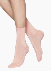 Vogue bamboo ankelsocka comfort top 95004 coral