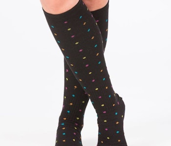 Trofé Support socks knä 01601 1200 svartprick