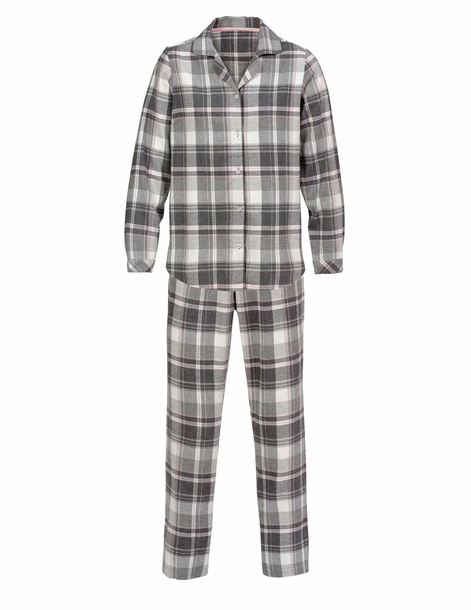 Trofé pyjamas flanell 61246 grå