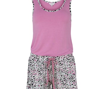 Lady Avenue pyjamas Linne&Shorts Bamboo 66-310 Crocus Pink