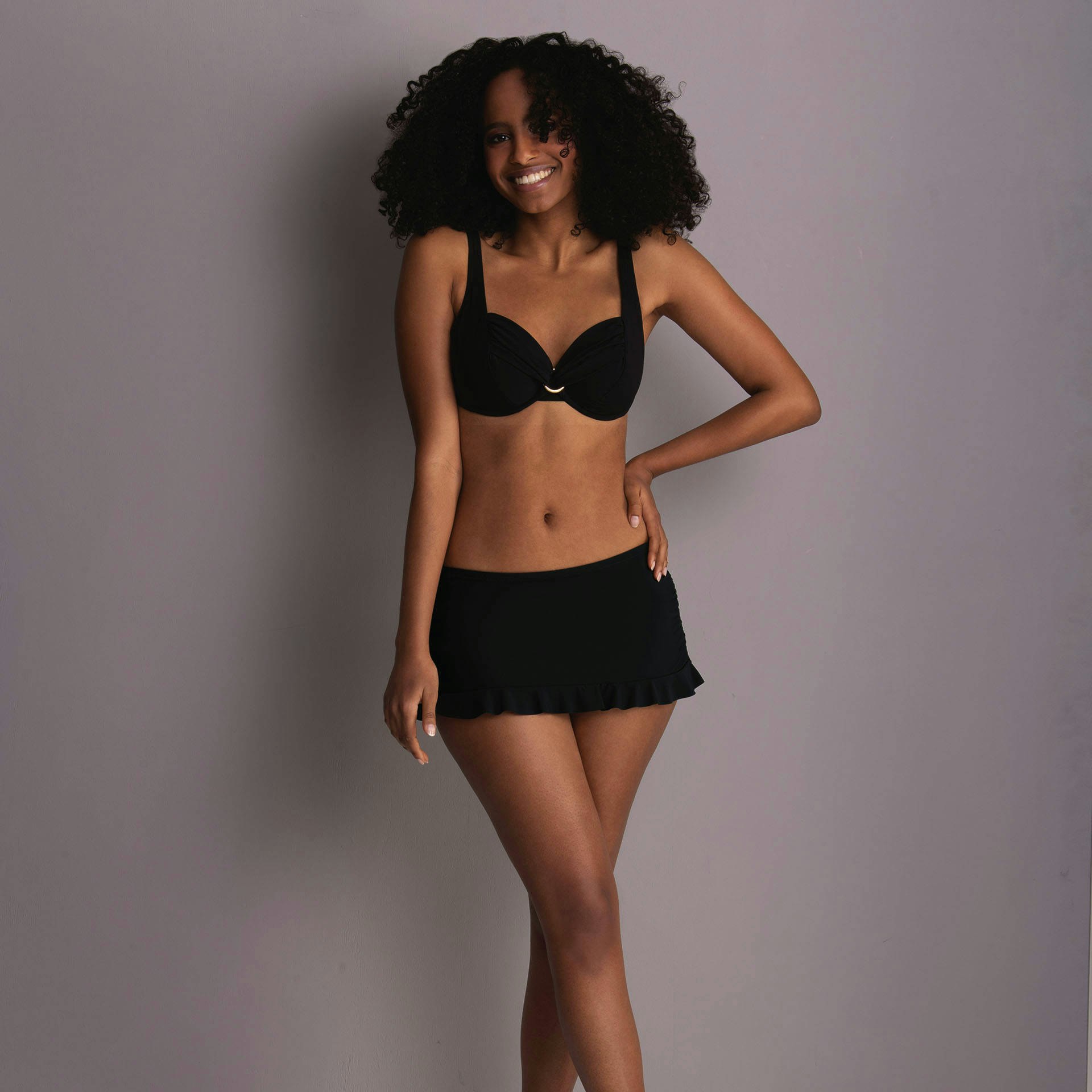 Anita Rosa Faia bikinitrosa med kjol Kiki 8898-0 svart