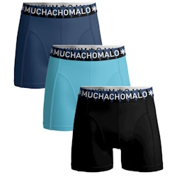Muchachomalo 1010 3-pack Enfärgade svart/blå/ljusblå