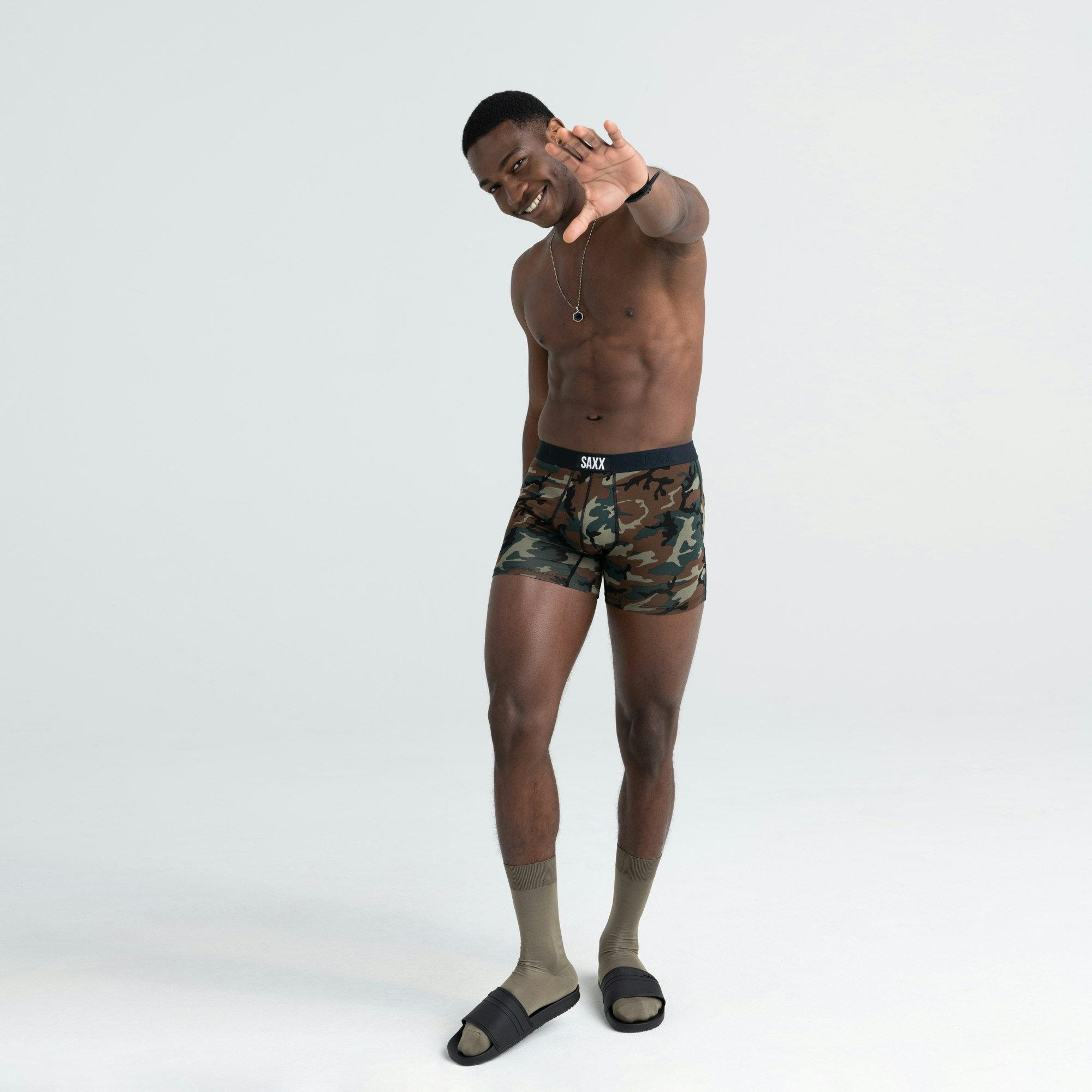 SAXX Vibe boxer Brief Woodland Camo