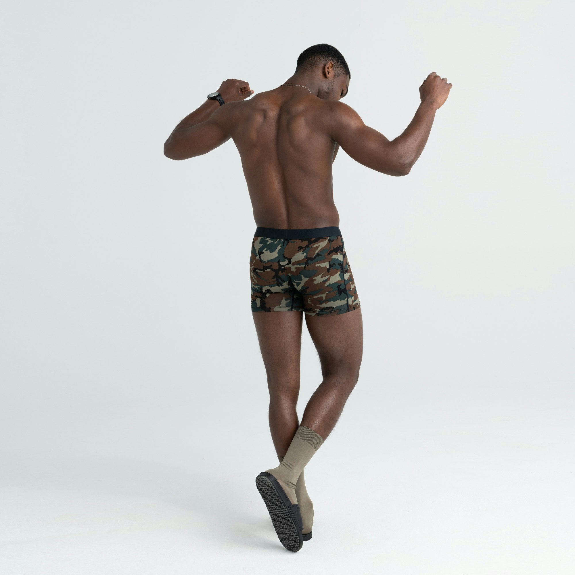 SAXX Vibe boxer Brief Woodland Camo