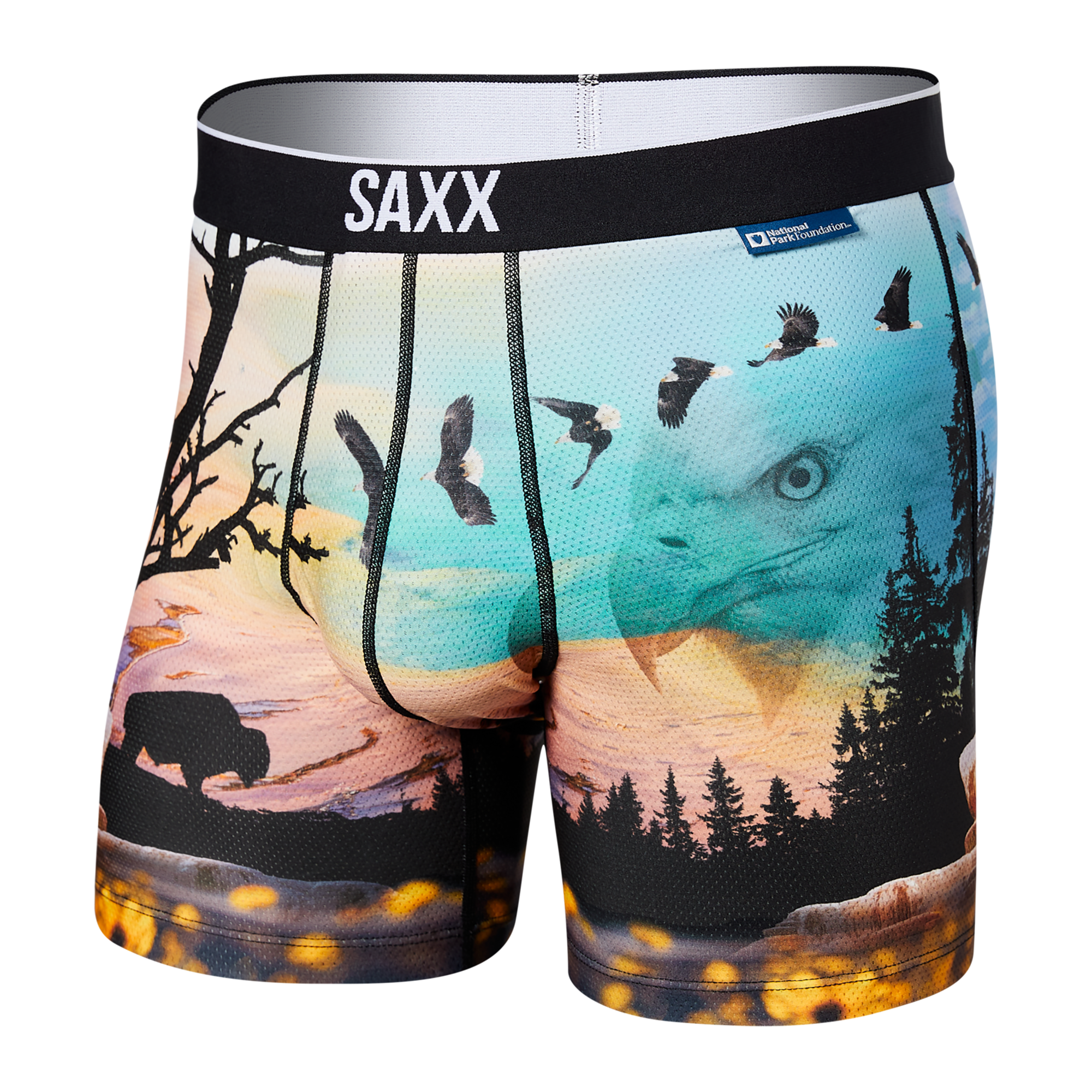 SAXX Volt boxer i funktionsmaterial Yellowstone