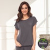 Lady Avenue shirt bamboo 51-50503 Graphite 354