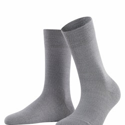 Falke Sensitive Berlin socka i merinoull 46226 / 3830 light grey mel