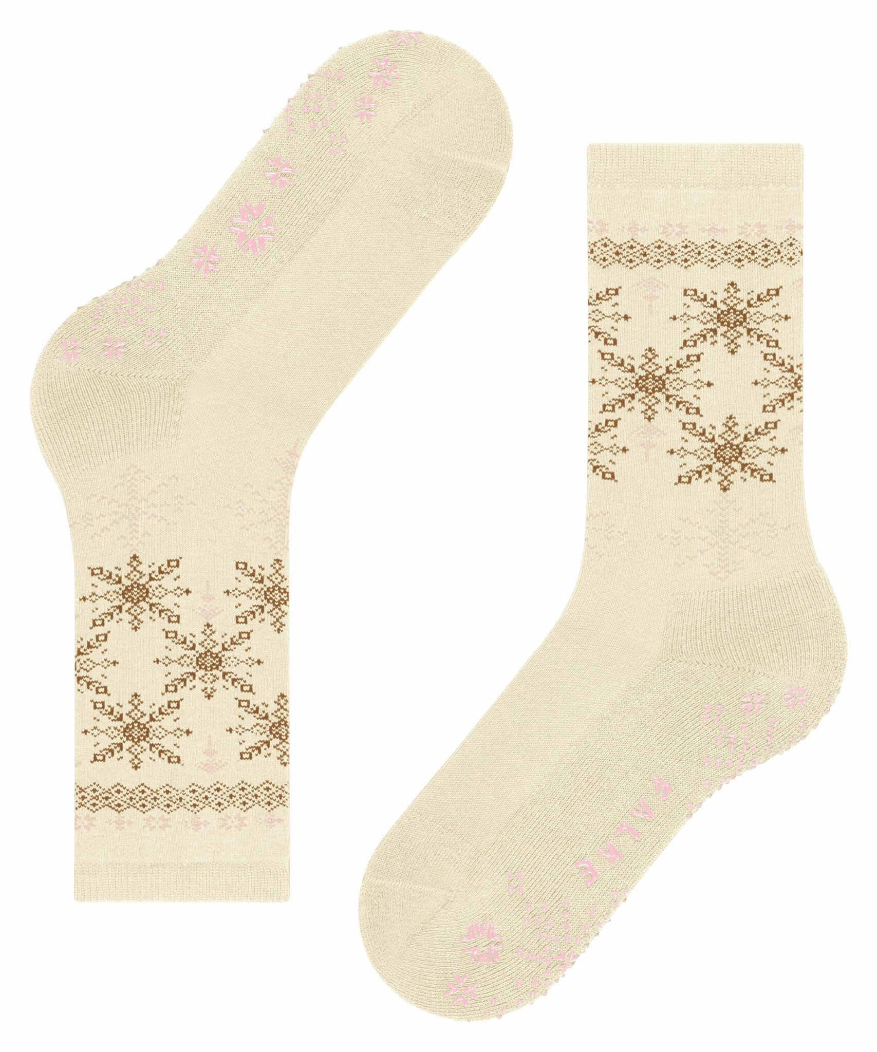 Falke halksocka i bomull & ull 46480 creme 2050