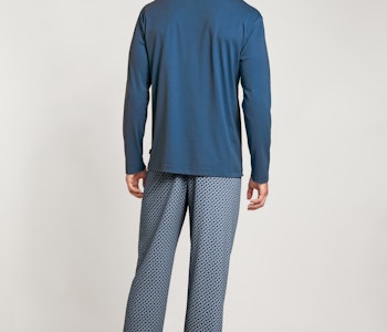 Calida herrpyjamas lång relax stremline 43586 / 425 indian blue