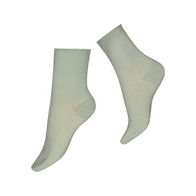 Vogue bamboo ankelsocka comfort top 95004 frosty green