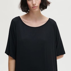 Nanso big shirt lång Hento 27743 svart 1210