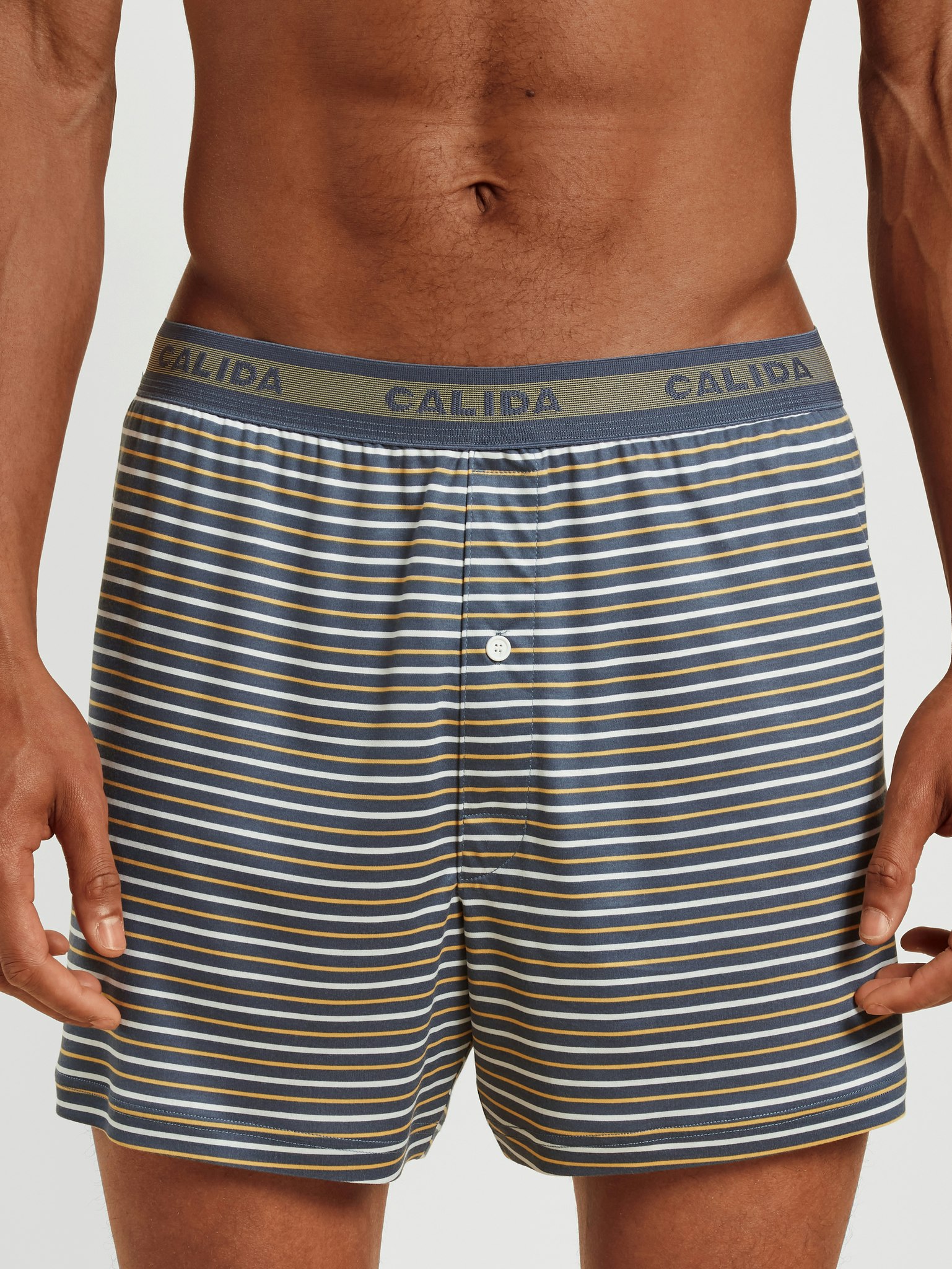 Calida herr boxer 100% nature 24783 988 grisaille