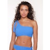 Linga Dore one shoulder bandeau bikini 6503P 243 strong blue