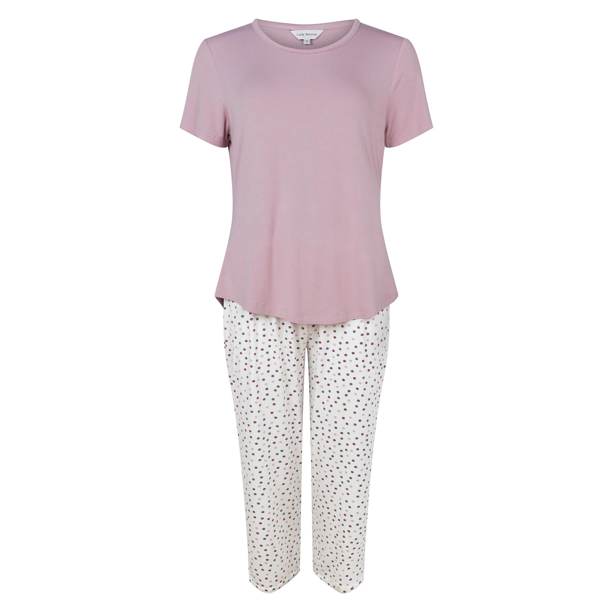 Lady Avenue pyjamas Bamboo 63-507 Dot Lavender