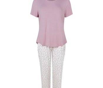 Lady Avenue pyjamas Bamboo 63-507 Dot Lavender