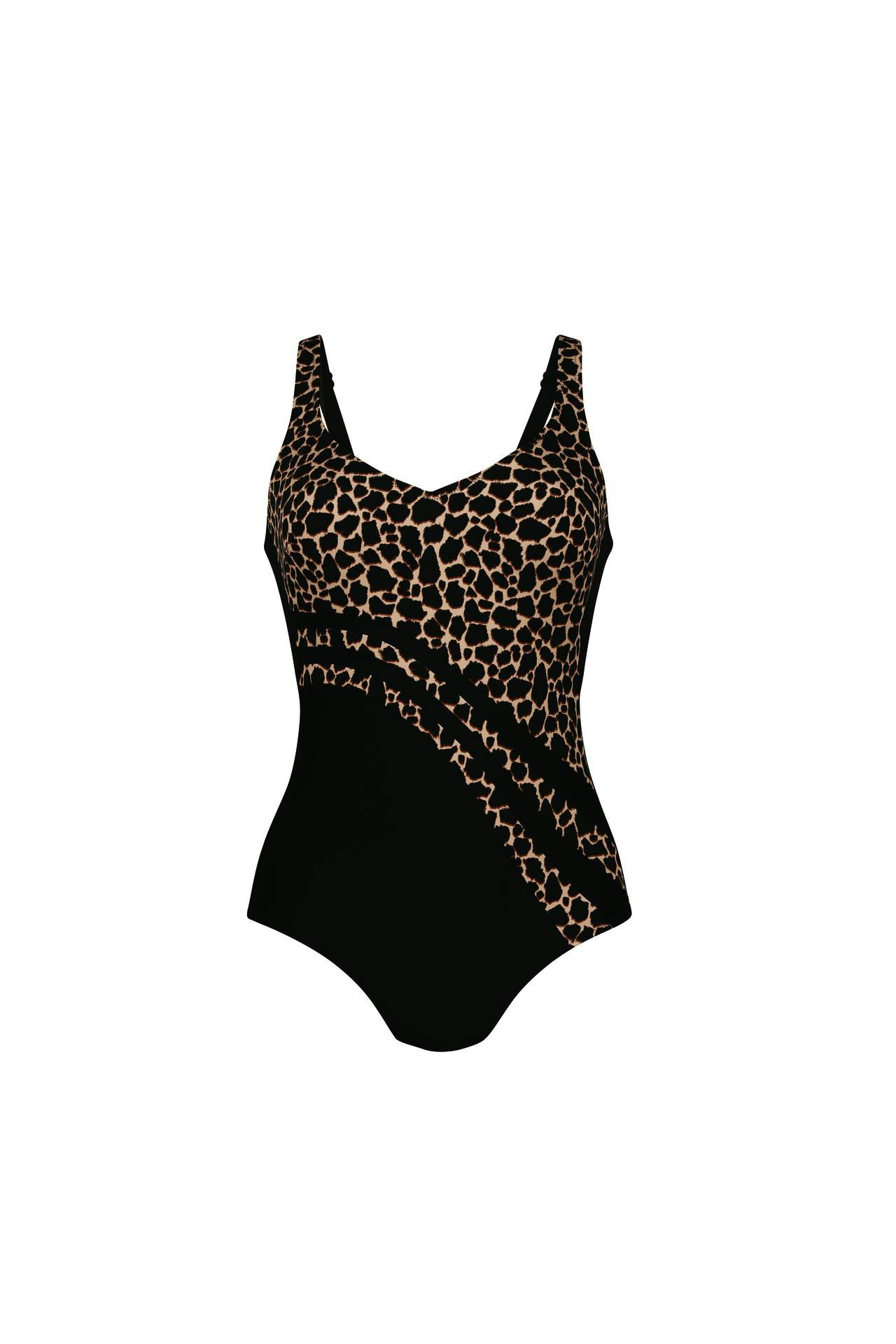 Anita baddräkt Luella 7300 Trendy Giraffe 765  med shaping