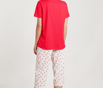 Calida 3/4 pyjamas Fruity Dreams 43653 163 red glow