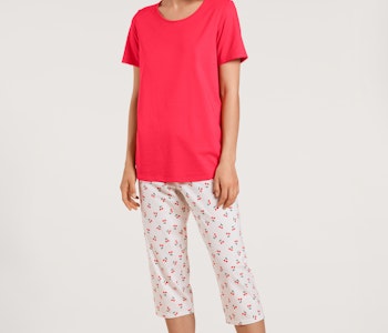 Calida 3/4 pyjamas Fruity Dreams 43653 163 red glow