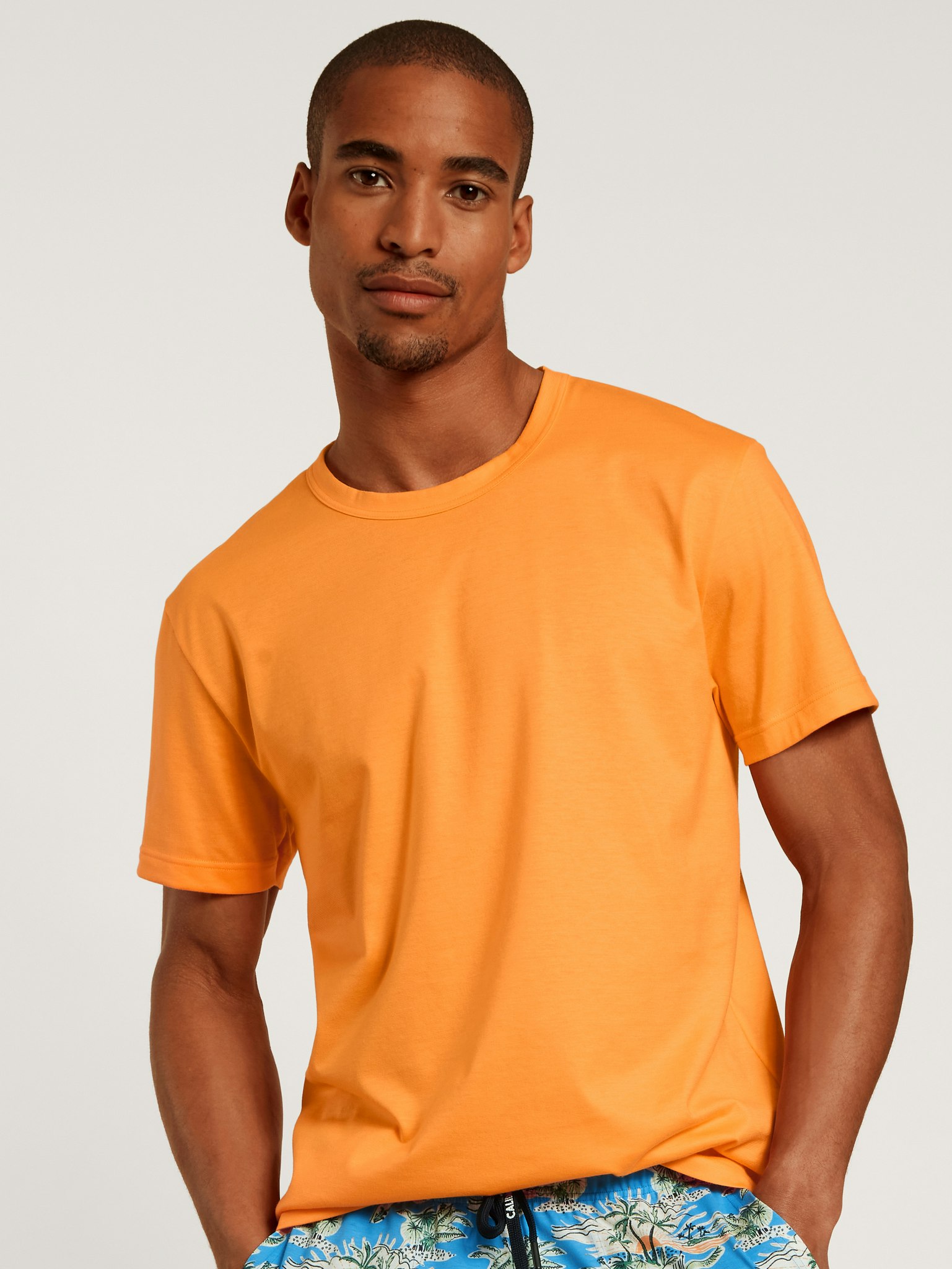 Calida T-shirt  Remix herr 14569 055 blazing orange