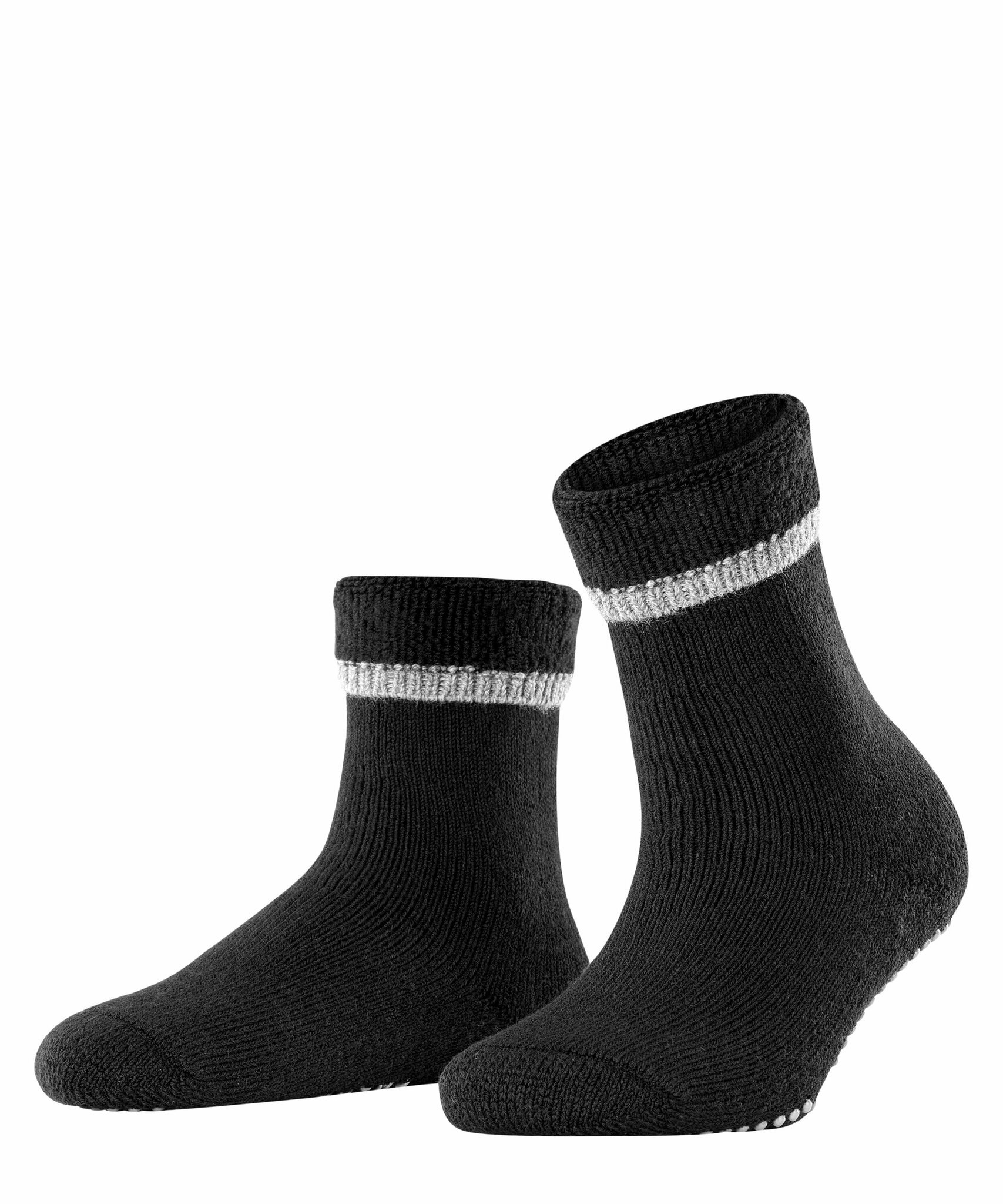 Falke halksocka  i bomull & ull 47540 svart 3009