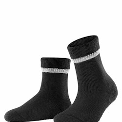 Falke halksocka  i bomull & ull 47540 svart 3009