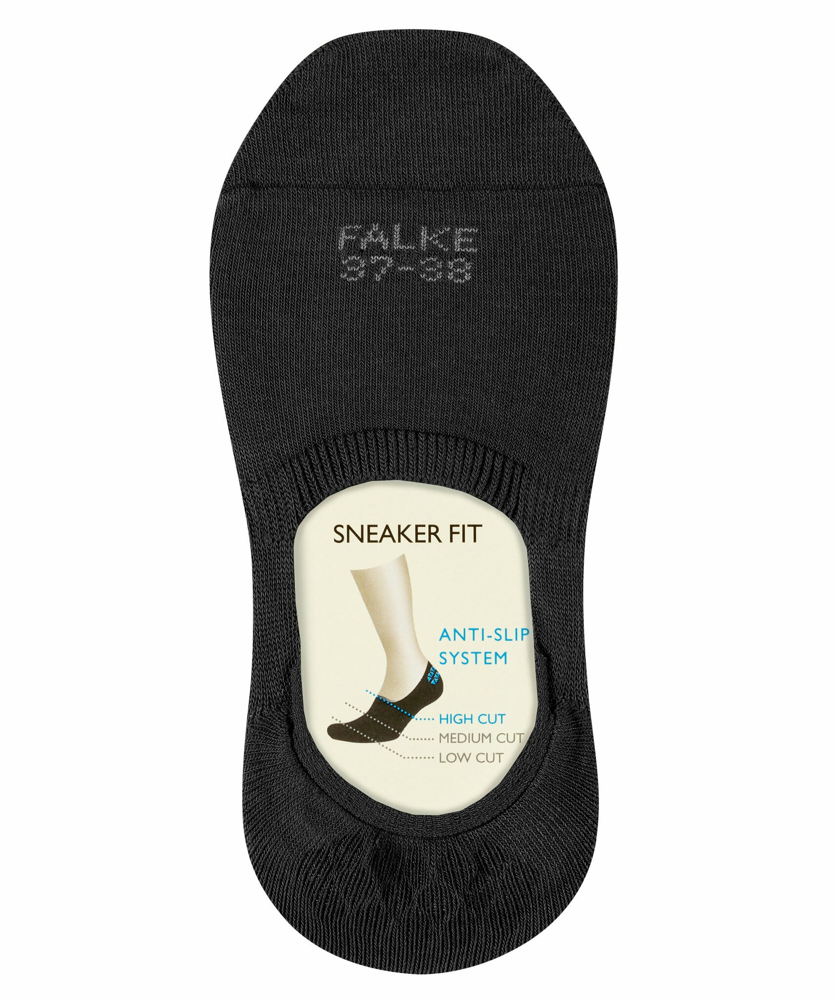 Falke steps high cut 46493 / 3000 svart