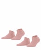 Falke Happy sneakers 2-pack 46418 8645 puder rosa