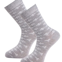 Trofé bambu ankelsocka 2-pack 02405 grå/vit