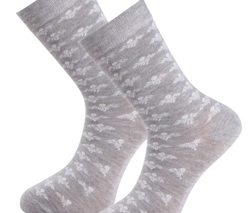 Trofé bambu ankelsocka 2-pack 02405 grå/vit