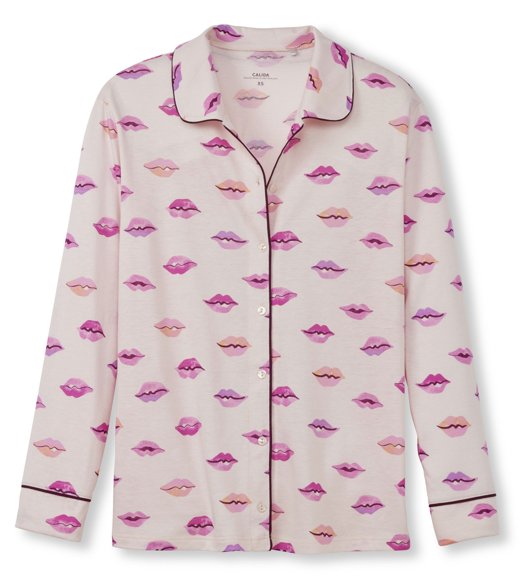 Calida pyjamas jacka favourites kiss 15796 072 pearl blush