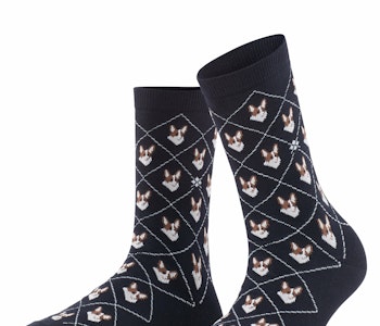 Burlington bomulls socka corgi 22120 3000 svart