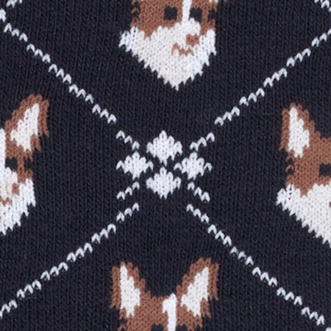 Burlington bomulls socka corgi 22120 3000 svart