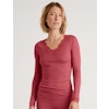 Calida topp Silky wool joy long sleeve 15994 154 pomegranate red