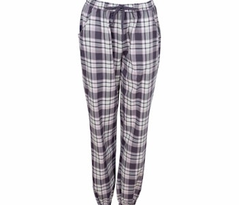 Lady Avenue byxa - mys/pyjamas bomullsflanell 83-1288 Graphite checks