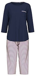 Calida 3/4 pyjamas Sweet Dreams 48355 449 dark blue