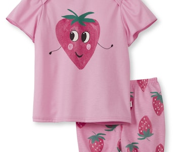 Calida barn pyjamas Toddlers strawberry  56072 274 begonia pink