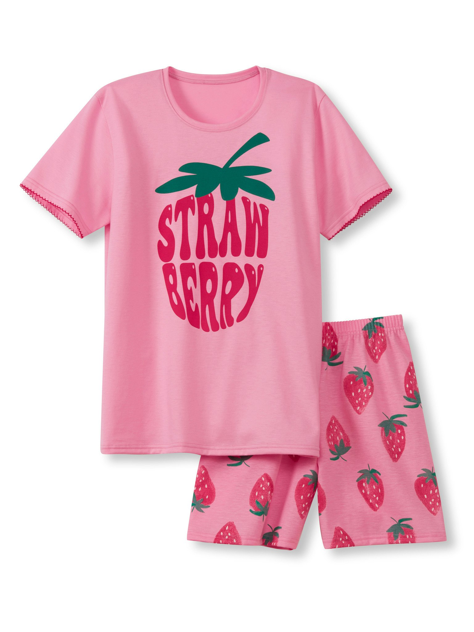 Calida barnpyjamas Toddlers strawberry  57272 274 begonia pink