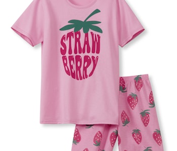 Calida barnpyjamas Toddlers strawberry  57272 274 begonia pink