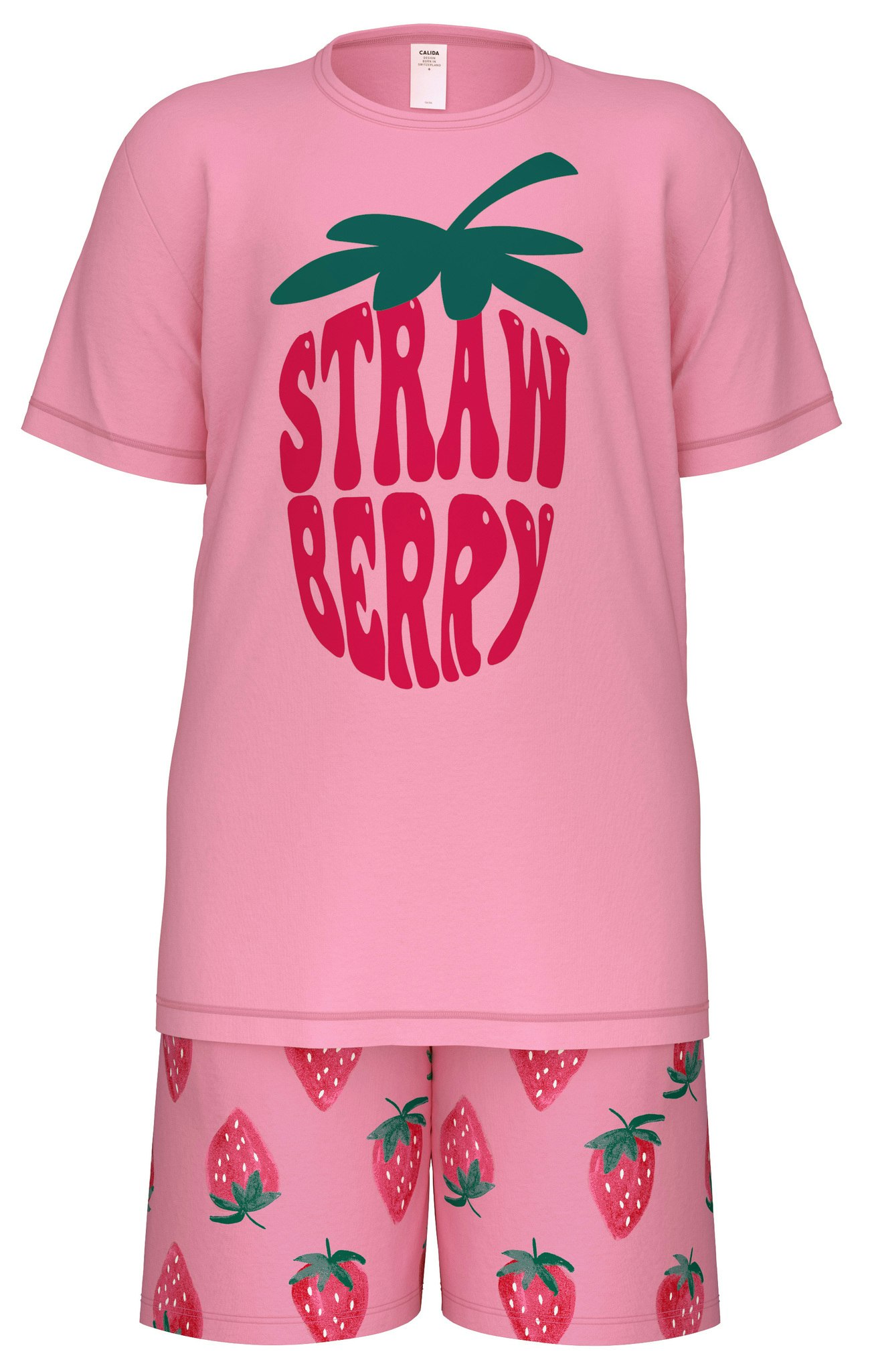 Calida barnpyjamas Toddlers strawberry  57272 274 begonia pink