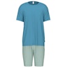 Calida herrpyjamas kort 46082 375 niagara blue