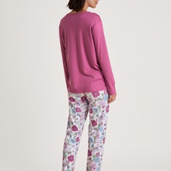 Calida pyjamas spring flower dreams 46253 276 red viole
