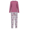 Calida pyjamas spring flower dreams 46253 276 red viole