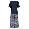 Calida pyjamas 7/8 flamingos 42292 dark blue 449
