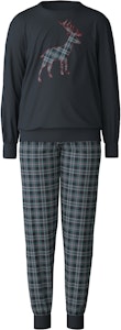 Calida barnpyjamas Family & Friends 56378/479 dark sapphire (strl 128-170)