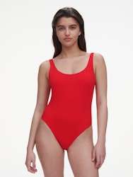 Chantelle baddräkt C12VU9 A39 Cherry Red