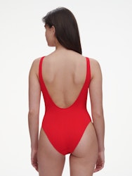 Chantelle baddräkt C12VU9 A39 Cherry Red