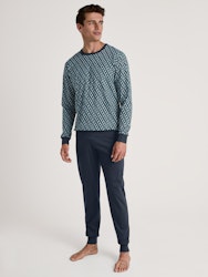 Calida herrpyjamas Relax Streamline 46582 Aquamarin 561