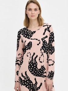 Nanso big shirt lång ärm Leonora 29028 6478 rosa