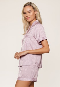 Linga Dore pyjamas kort 5509 329 mauve shadow